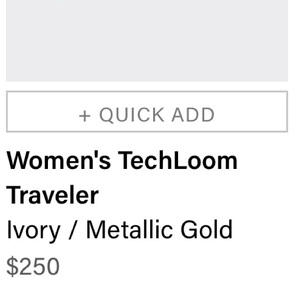 APL Women's TechLoom Traveler
Ivory / Metallic Gold Size 8. Worn once indoors - Picture 2 of 9